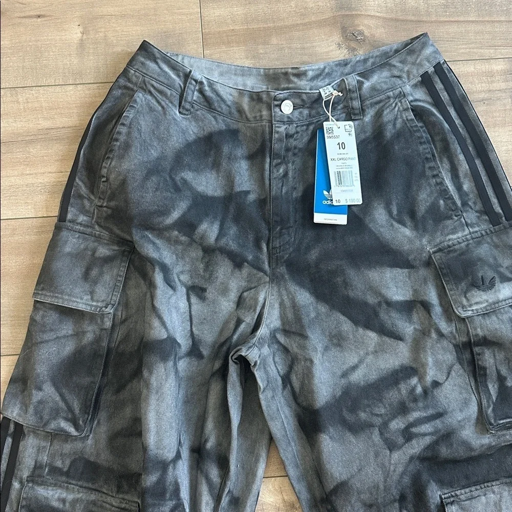 NWT Adidas Premium XXL Cargo Trousers Trace carbon/MGH solid Grey Sz 10